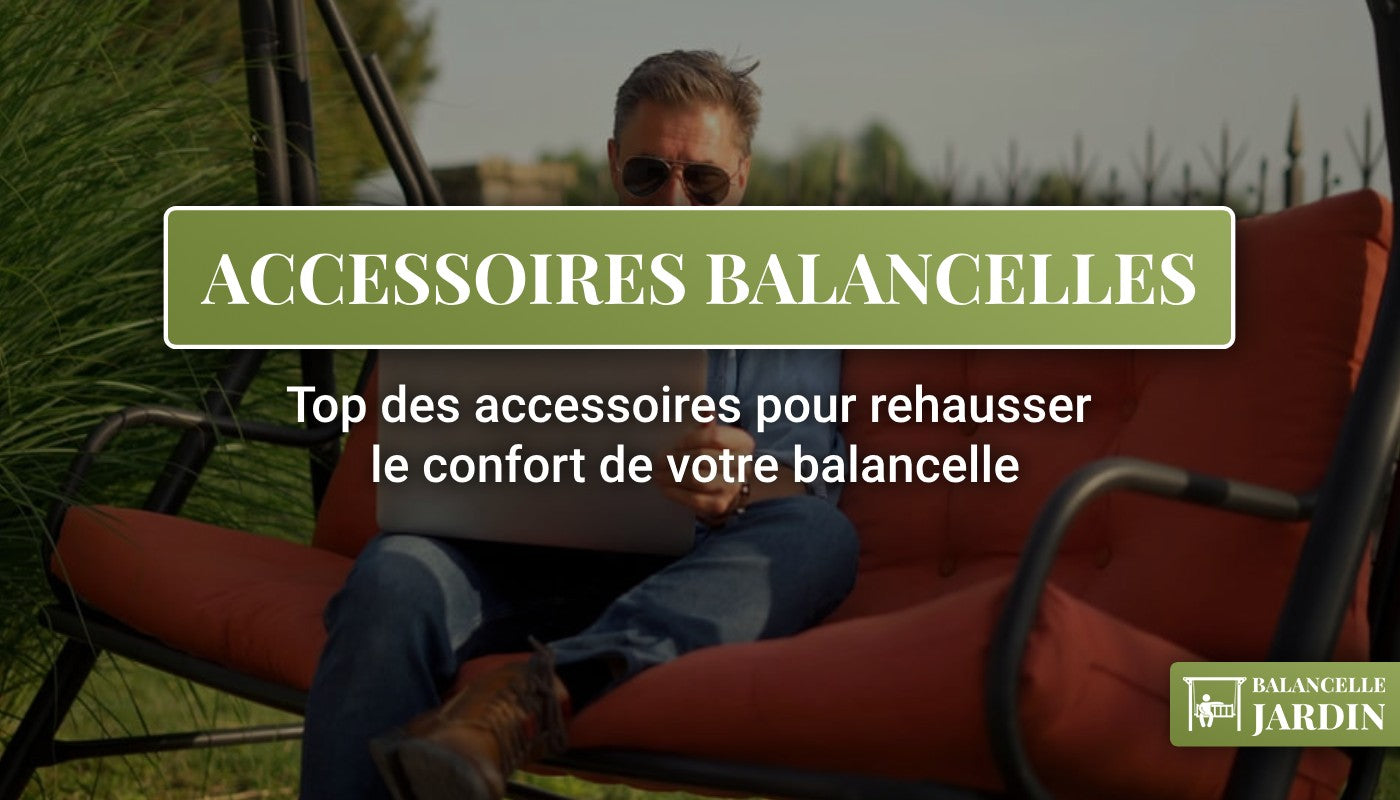 Balancelles de jardin, fauteuil suspendu, accessoires balancelles de jardin, balancelles de jardin confortable