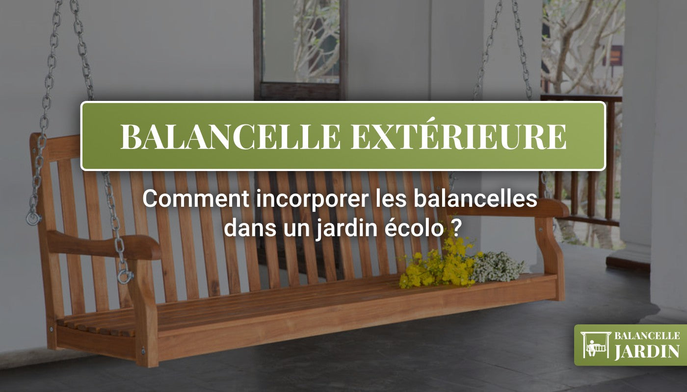 balancelle, balancelle de jardin, balancelle extérieure, balancelle design