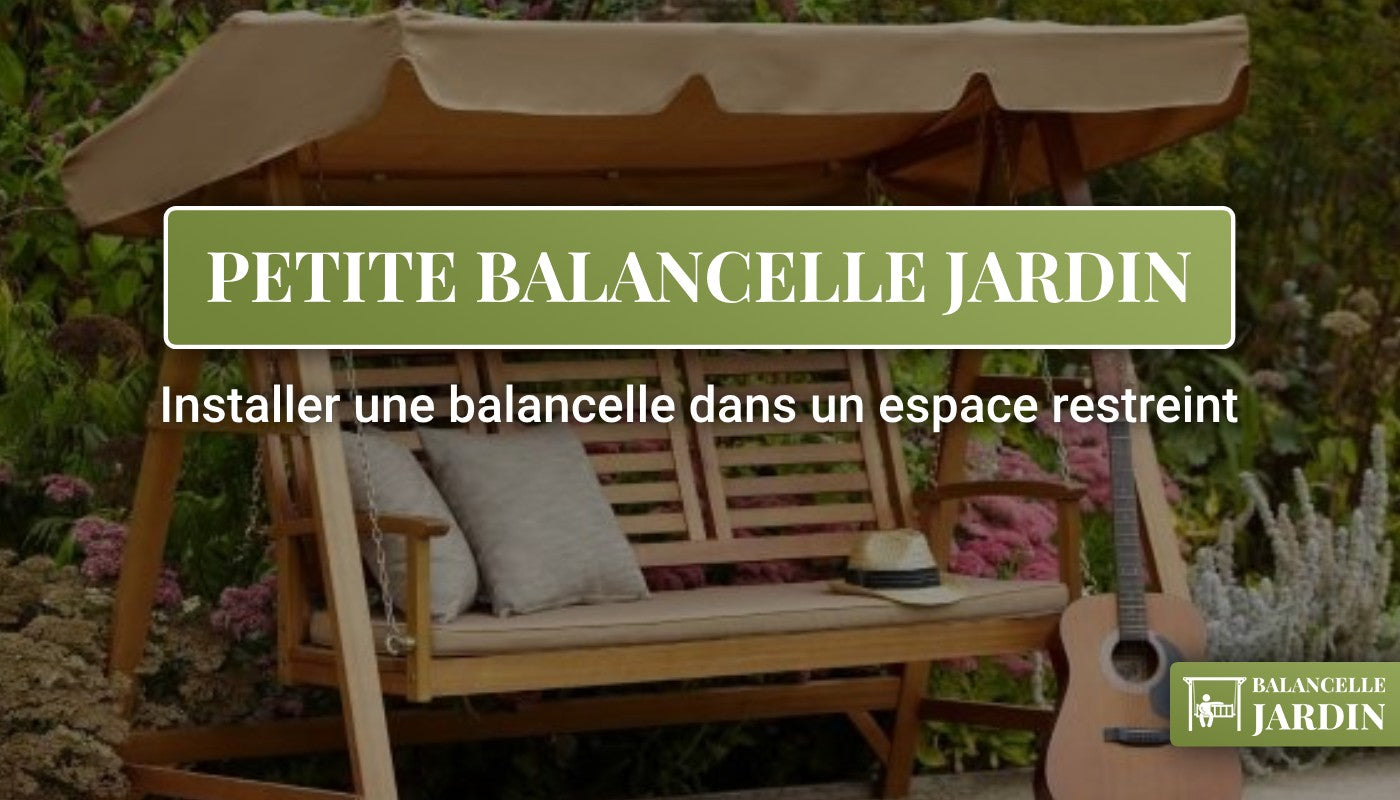 balancelle jardin, fauteuil suspendu, balancelle dans petit espace