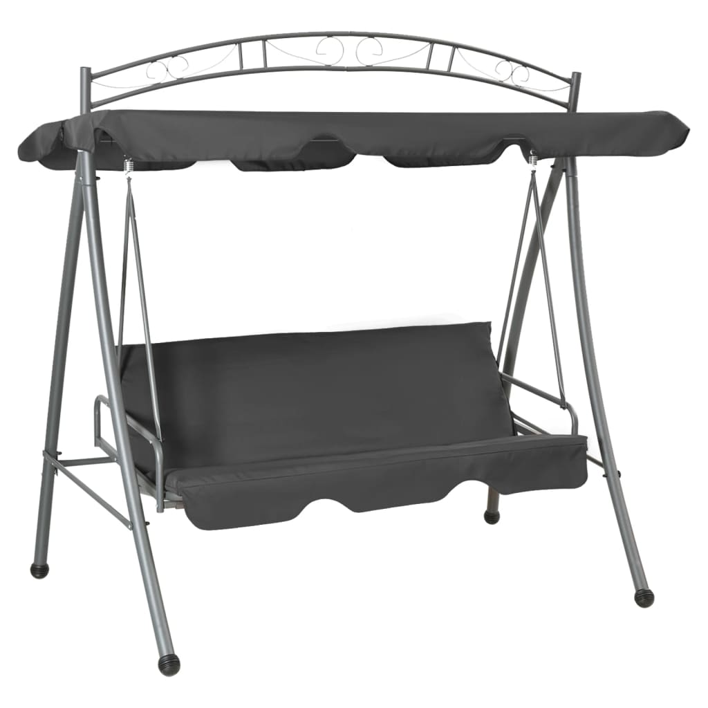 Balancelle de Jardin Convertible et Confortable avec Canopée