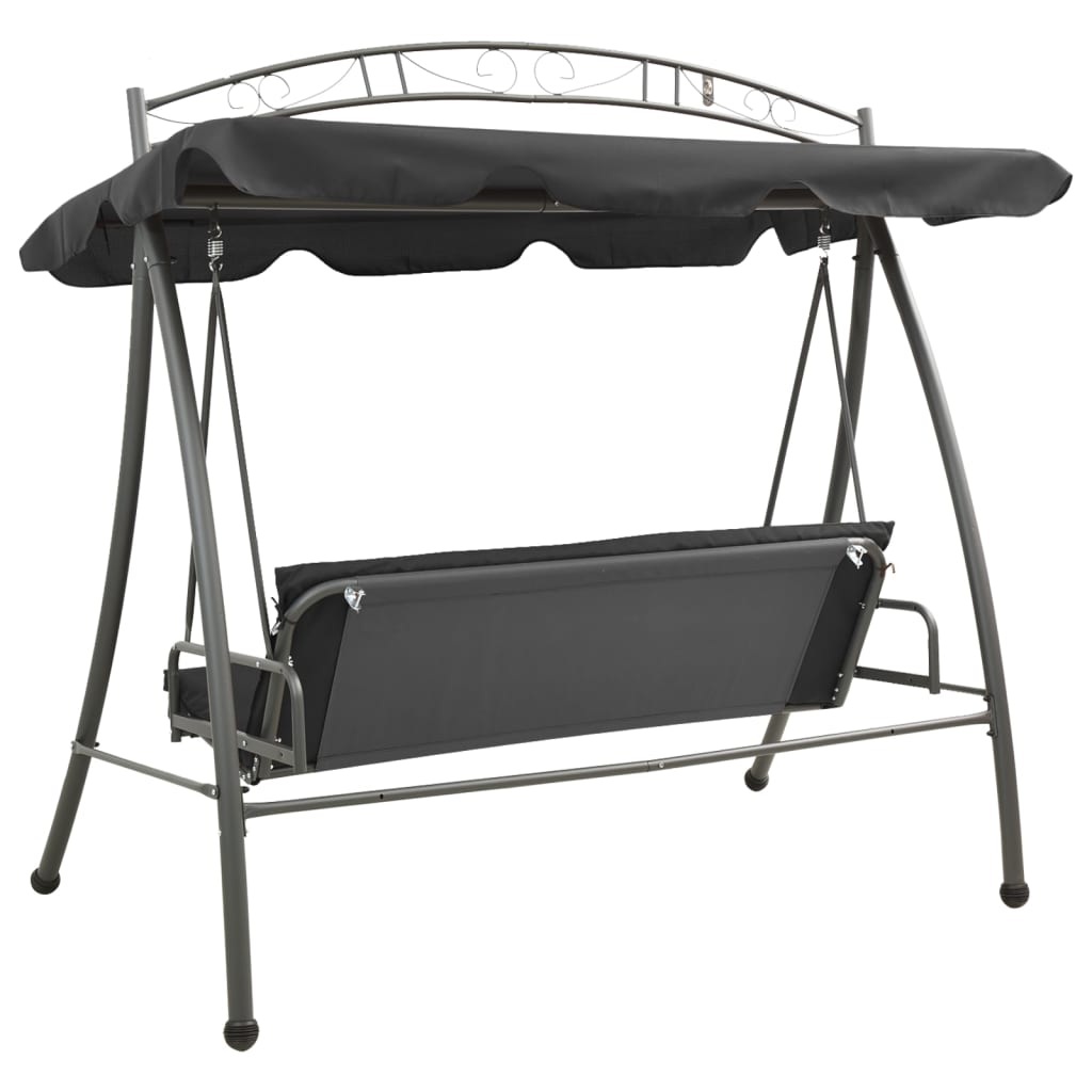 Balancelle de Jardin Convertible et Confortable avec Canopée