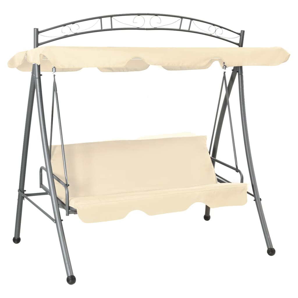 Balancelle de Jardin Convertible et Confortable avec Canopée