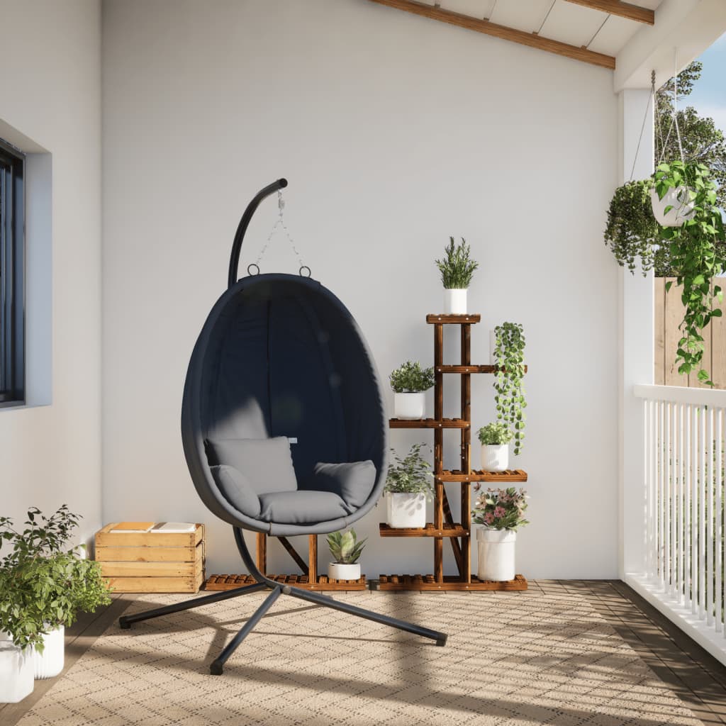 Fauteuil Œuf Suspendu Confort Pivotant et Durable