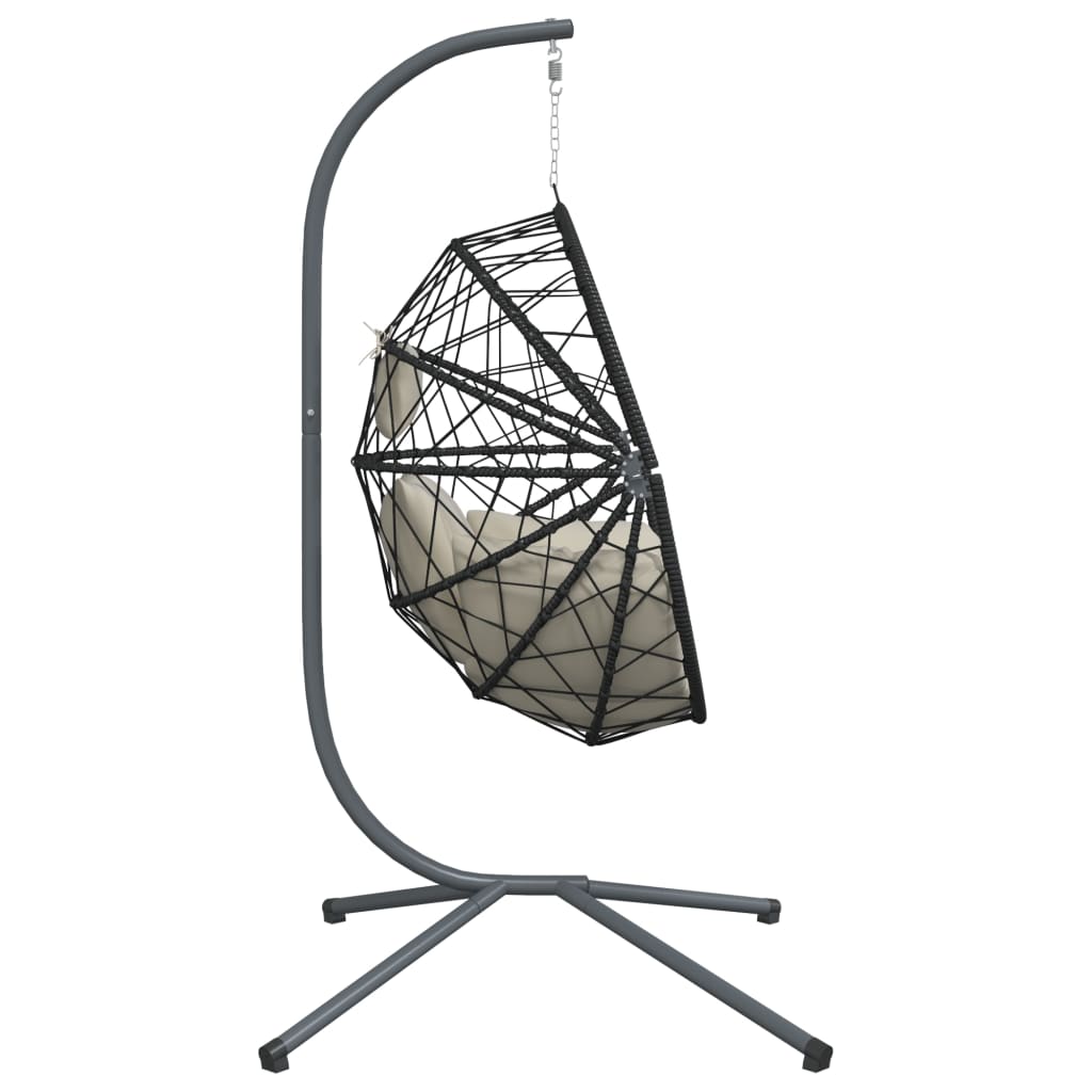 Fauteuil Oeuf Suspendu Confort Pivotant avec Pied