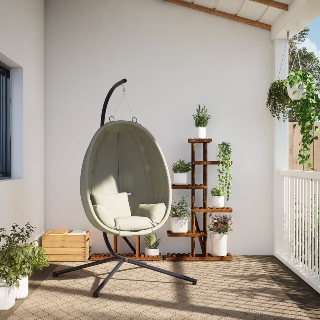 Fauteuil Œuf Suspendu Confort Pivotant et Durable