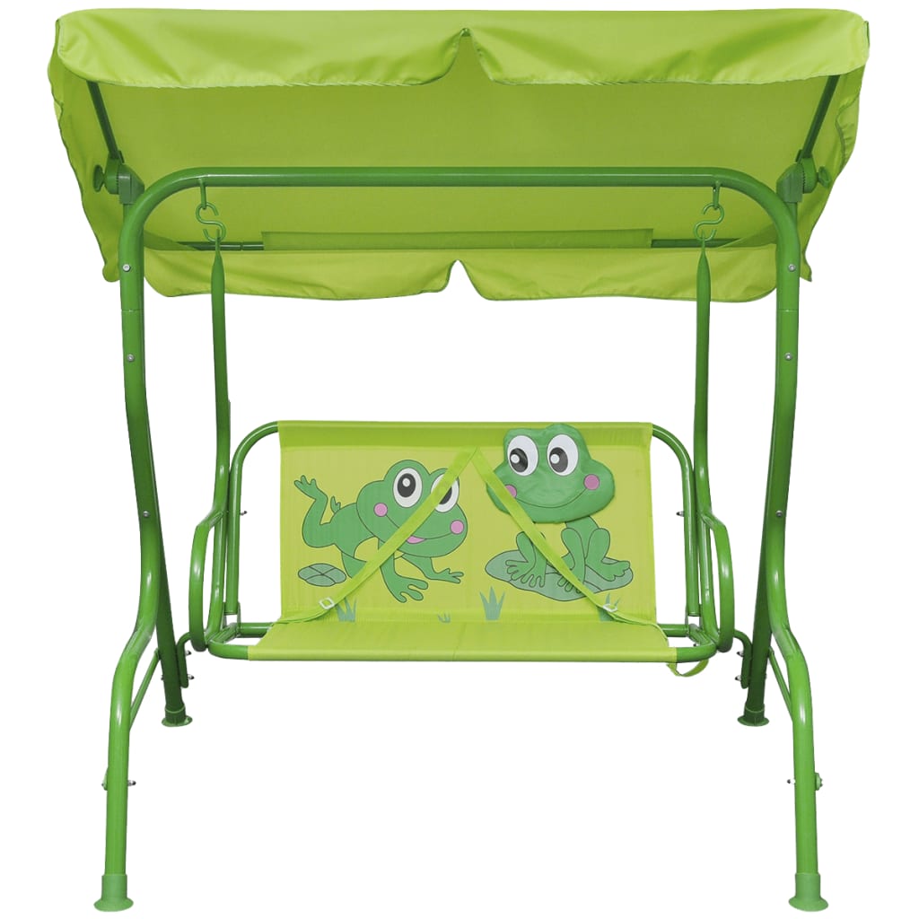 Balancelle Enfant Jardin Confort avec Pare-Soleil