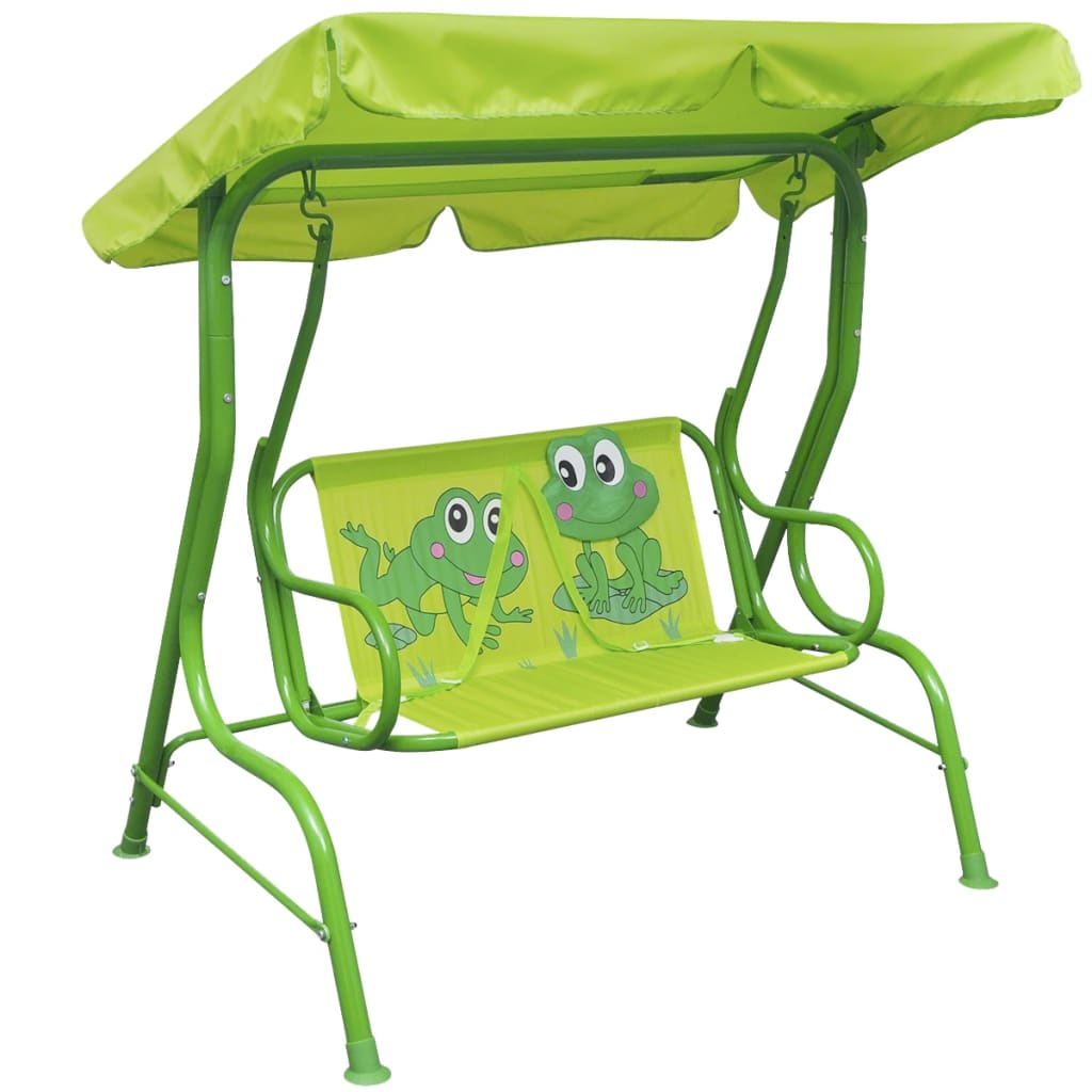 Balancelle Enfant Jardin Confort avec Pare-Soleil